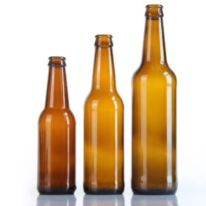 Wholesale Frosted Empty Glass Soda Bottles 16 Oz Glass Bottle With Crown Cap from china suppliers