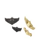 Manually Casting Military Metal Badges Customized Private Security Metal Badge