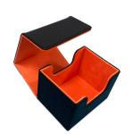 100+ Pokemon Magic Leather deck card box Side Loading PU With Orange Color