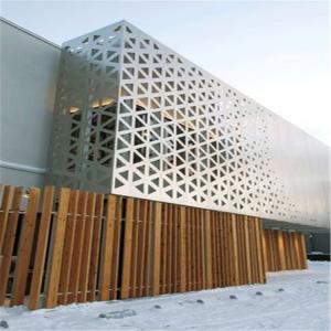 Wholesale Customized Aluminum Curtain Wall panel Exterior Perforated Panel for buildings facade from china suppliers