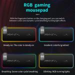 Custom Logo 900*400*3mm Gaming Qi 15W Fast Wireless Charging Mouse Pad for