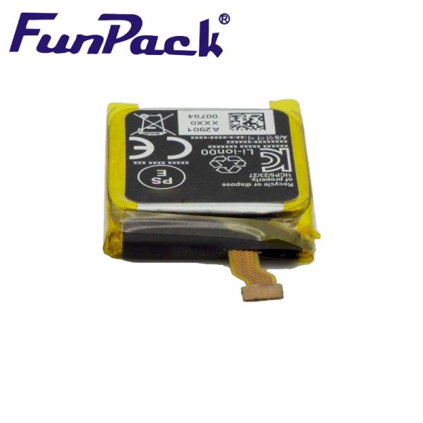 300mAh Consumer Electronics Battery Wearable Device Lithium Ion Polymer Battery With PCB