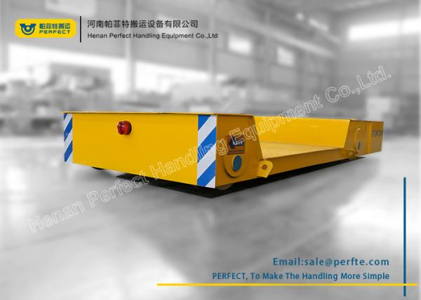Cross Bay Material Transfer Cart , Motorized Floor Slab Material Handling