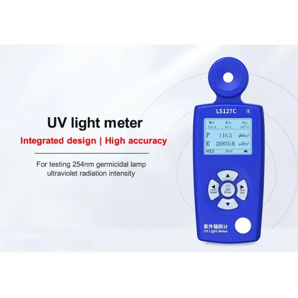 Ls127c 254nm UVC Ultraviolet Radiation Meter UV Radiometer UVC Intensity Measurement UV Light Meter Radiometer