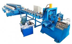 China 7.5Kw Hydraulic Power Fire Resistant Metal Door Frame Roll Forming Machine With 1.2mm Material Thickness on sale