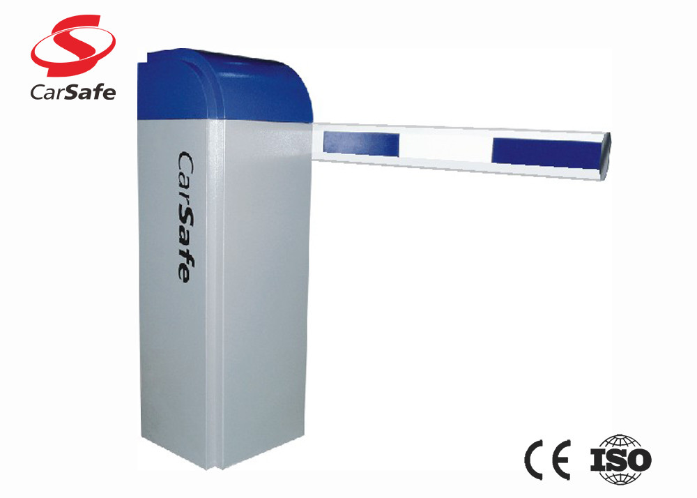 China Manufactured Parking Gate Barrier IP54 Suitable For Outdoor Parking Lot with bule and grey housing