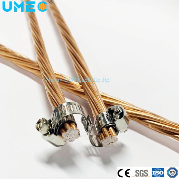 Stranded ASTM Earthing Connection Bare Copper Clad Steel Wire for Power