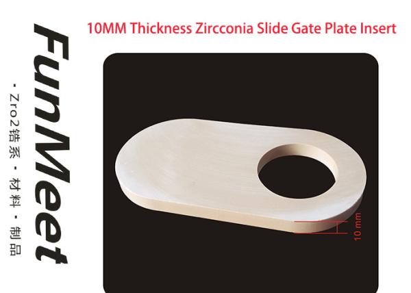 Quality 10mm Slide Gate Plate Embedded In Al2O3 Body , Zirconia Slide Plate In Ladle for sale