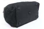 Customized Portable Black Duffel Bags Luggage Fashionable 600D Polyester