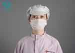 Washable 0.5cm Strip Anti Static Hat Unisex Clean Room Cap