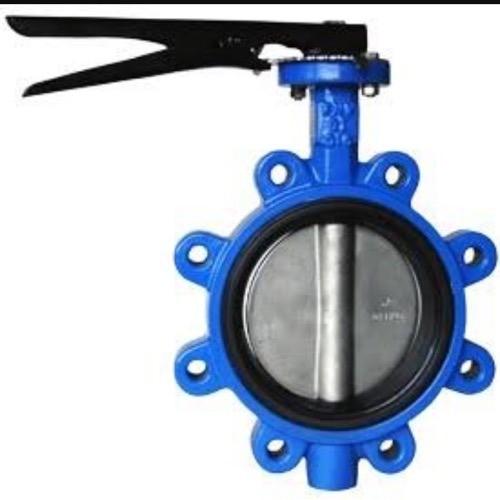 Ductile Cast Iron ss Stainless Steel Lug type butterfly valve Handle Manual