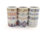 Japanese Paper Tape Roll Simple Dreamy Hollow Lace Adhesive Washi Tape Stickers