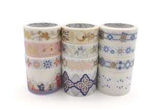 Wholesale Japanese Paper Tape Roll Simple Dreamy Hollow Lace Adhesive Washi Tape Stickers For Diary DIY Decorative from china suppliers