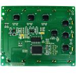 320*240 Graphic Dot Matrix LCD Display Module 148*120mm For Communication