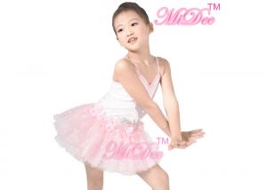 China MiDee Pink Ballet Tutu Dress Kids Dance Clothes Ballerina Tutu Fancy Dress on sale