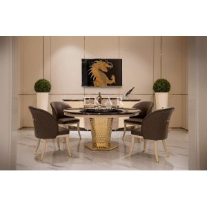 Househole Dining Table And Chair Round Dining Table W002D1R
