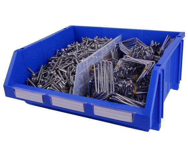 392x334x94mm Internal Size Custom Industrial Stacking PP Box for Plastic