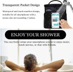 Black And Pink Thermal Insulated Rectangular Toiletry Travel Organizer For Food