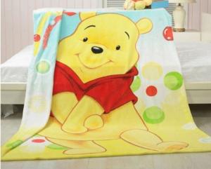 Wholesale Custom Kids Plush Screen Printed Blanket , Cute Flannel Baby Blanket Anti - Pilling from china suppliers
