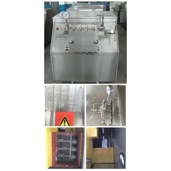 Ice Cream Milk Processing Machine Milk Homogenizer Machine Long Service Life