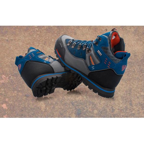 Unisex Artificial Leather Hiking Boots with Rubber Outsole and Euro 36-47 Sizes for Multi-Season Use