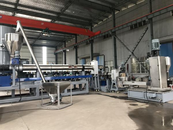 Ldpe Plastic Pellet Making Machine , Pvc Plastic Recycling Equipment