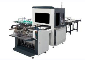 Wholesale Bi-Channel Intelligent Fully Automatic Rigid Box Gluing Machine for Hard Cover Making from china suppliers
