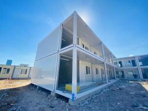 Wholesale Wind Resistant Flat Pack Shipping Container Homes Steel Prefab Mobile House from china suppliers
