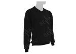 Custom Made V Neck Work Shirts , Men'S 65%Polyester 35% Cotton Fleece Shirt