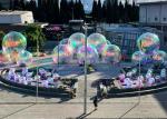 Custom Exhibition Decoration Water Floating PVC Reflective Light Sphere Mirror