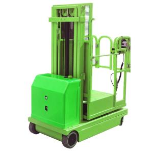 Wholesale Electric Aerial Order Picker 300kg 3300mm Self - Propelled Powered In Orange from china suppliers