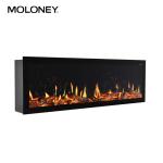 120cm Wall Mounted Flush Electric Fires PTC Room Heater Digital LED Lamp