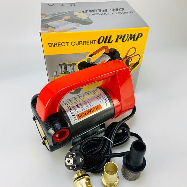 Small Cast Iron Mobile Diesel Fuel Transfer Water Pump 12V/24V For DC Truck Vehicle