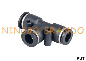 Wholesale PUT 3 Way Union Tee Plastic Pneumatic Hose Fittings Quich Connect from china suppliers