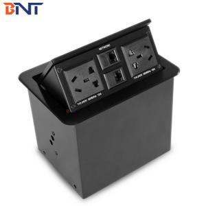 Wholesale Office Conference Desktop Power Sockets Aluminum Alloy Brushed With Network from china suppliers
