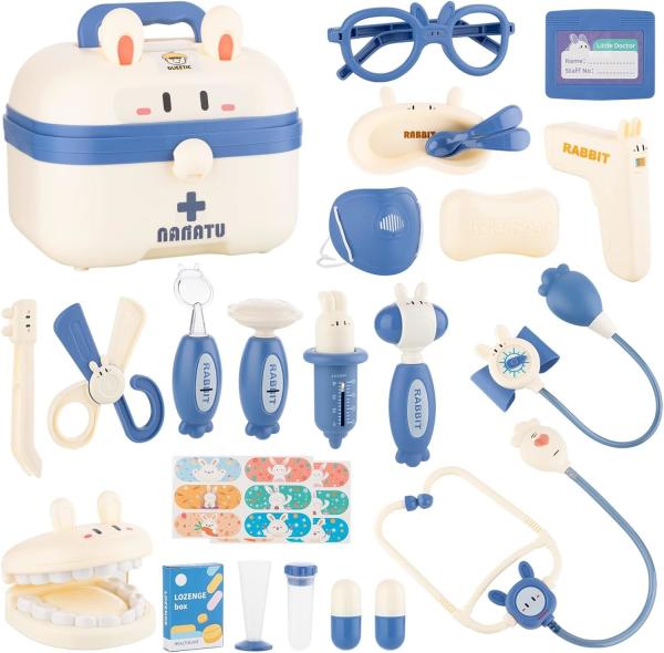 Doctor's Toy Lever Box Set Kitchen Toys Set for Boys and Girls Age Range 0 to 24