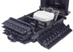 FTTB 24 Port Fiber Termination Box Wall Mount Black IP68 OM1 96Core