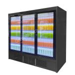 Commercial Multi Deck Open Chiller Display Fridge With Glass Doors