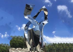 Wholesale Polished Abstract Steel Sculpture 316L Stainless Steel Modern Landscape Decoration from china suppliers