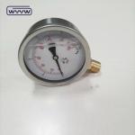 Stainless Steel Pressure Gauge Manometer With Brass Thread Bottom Connection