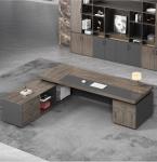 Stylish Commercial Furniture L Shape Executive Manager CEO Office Desk with Side