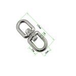 Other Stainless Steel Rigging Hardware Double Eye Hook Swivel Shackle