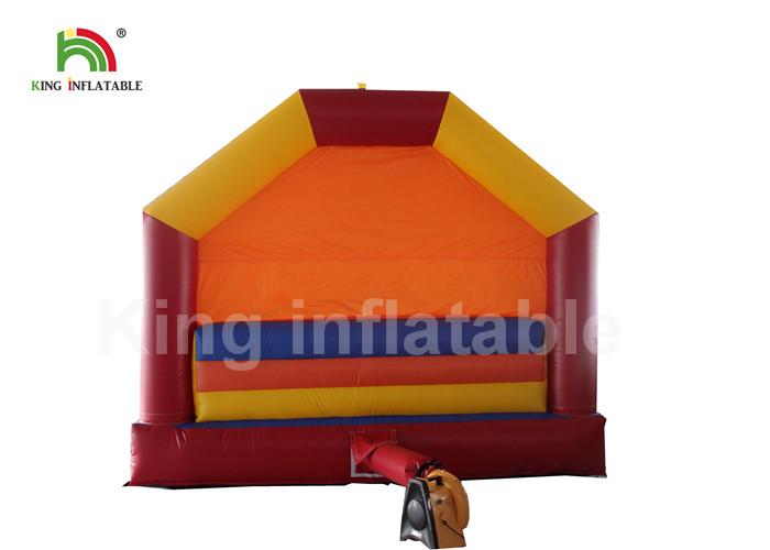 4*4m Orange Commercial Clown Inflatable Jumping Castle For Party And Event