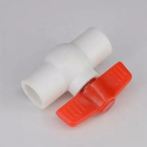 China PPR Plastic Conical Valve 63mm Hdpe Valves And Fittings Orange Handle on sale