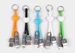 Aluminum Shell Usb Extension Power Cable 2 In 1 Lingtning Micro 25cm Length