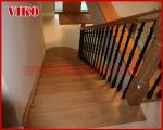 Wrought Iron Staircase VK104S Wrought Iron Handrail Tread Beech,Railing tempered