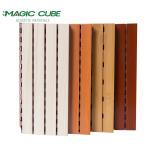 Timber Slat Wall Panels for Conference Room Eco Friendly Soundproof MGO Core