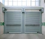 PLC Controlled Speed 220V Power Supply Spiral Door With 0.8m/s Closing