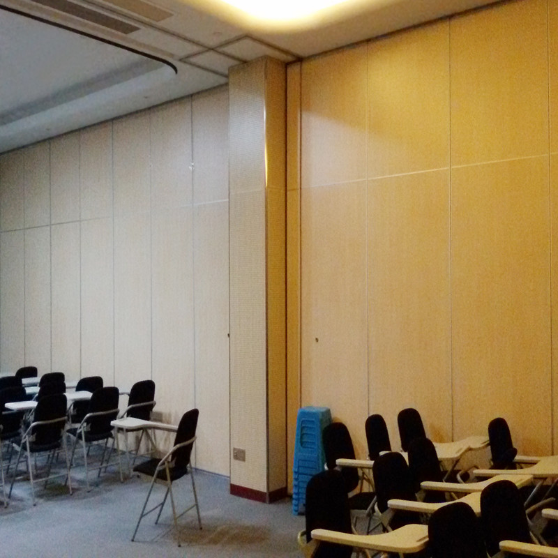 Ebunge Office Decoration Room Partition Acoustical Room Dividers Operable Wood Sliding Folding Partition