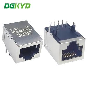 Wholesale DGKYD111B002GWA1D Single Port RJ45 100M Integrated Transformer Without Light from china suppliers